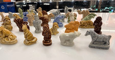 43 Pcs Random Miniature Ceramic Animal Figurines