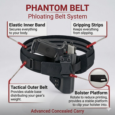 Best Belly Band Holster Belt Mens/Womans Concealed Carry IWB & OWB