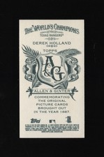 2012 Topps Allen & Ginter Mini NNO #290 Derek Holland Print/50