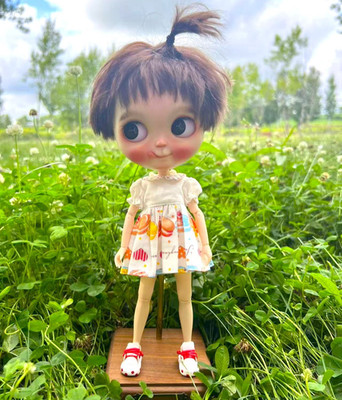 Blythe Puppenkleidung Handarbeit schönes Kleid für Ob 22