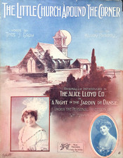 Little Church Around The Corner Sheet Music Adell Ritchie Harry Carroll 1913