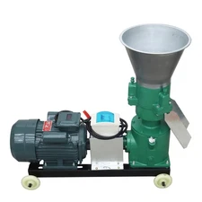 TECHTONGDA 220V 2mm Pet & Poultry Animal Cubs Pellet Mill Machine 150Kg/h Output