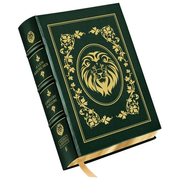 Gregory Maguire's A Lion Among Men, Signed Edition LEATHER BOUND - sealed - Image 4 of 4