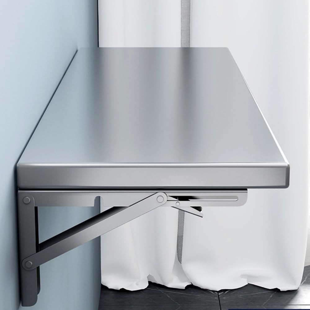 23.6 * 16in Medium Stainless Steel Folding Wall Shelf | Food Truck | Kitchen
