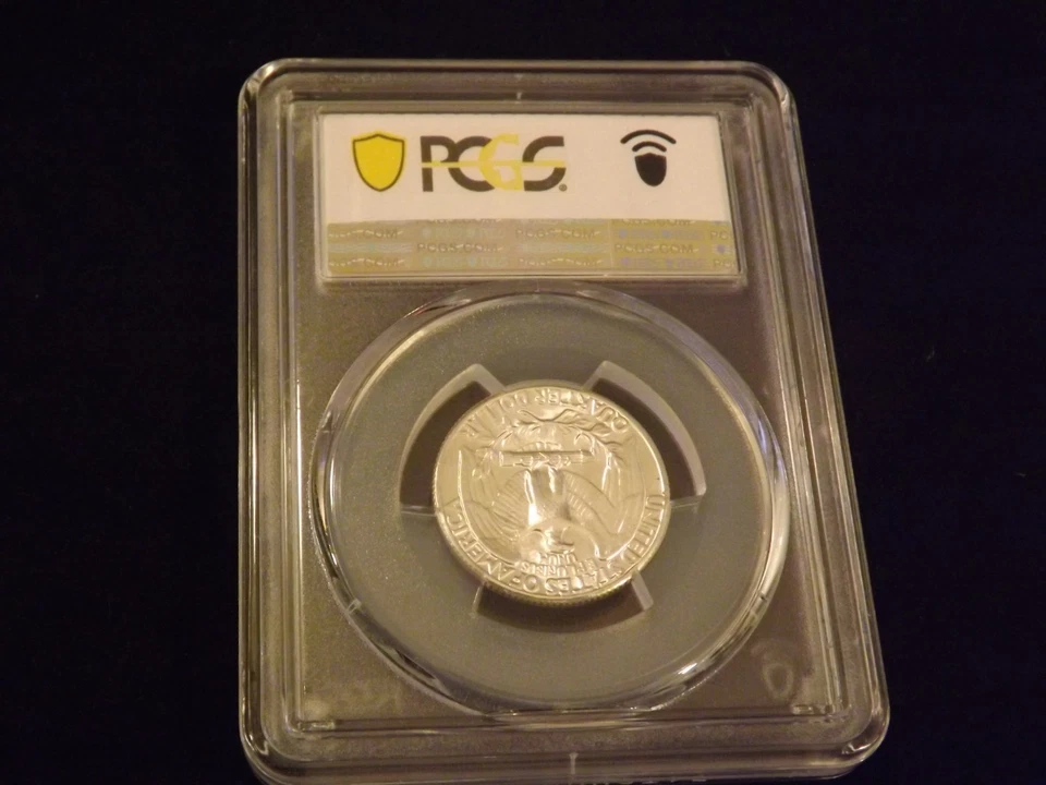 1963 25 C Washington Quarter DDO PCGS MS 64 - Image 2 of 2