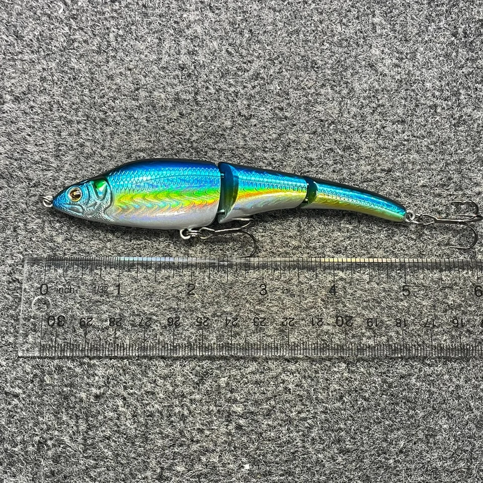 Isca de natação Sebile Magic Swimmer 125 SK afundamento lento 3/4 oz - Blue Althea - Imagem 2 de 4