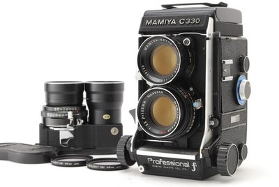 動作良好 MAMIYA C330 Professional 105mm F3.5 Near MINT] Mamiya C330 Pro F TLR Film Camera 105mm f/3.5