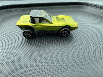 Vintage 1968 Hot Wheels Redline PYTHON Lime 