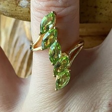 Arizona Peridot Sterling Silver Ring Size 6