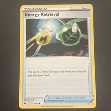 Energy Retrieval 127/159 SWSH: Crown Zenith Regular Pokémon TCG 2023