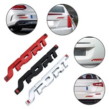 1x 3d Metal Sport Logo Emblem Badge Sticker Trunk Fender Decals Car Accessories 1x 3d Metal Sport Logo Emblem Badge Sticker Trunk Fender Decals Car Accessories