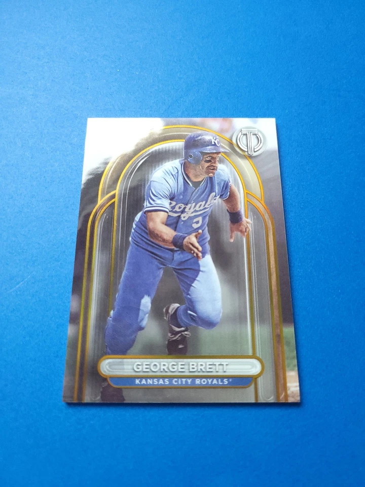 2024 Topps Tribute George Brett #50 Gold /75 Kansas City Royals - Image 2 of 4