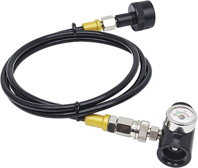 #ad #ad CO2 Refill Adapter Quick Connect Co2 Tank Adapter with Pressure Gauge and Plast $35.49