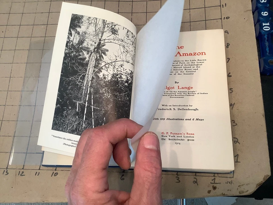 1914 The Lower Amazon Algot Lange HC Exploration South America w maps - Image 3 of 4