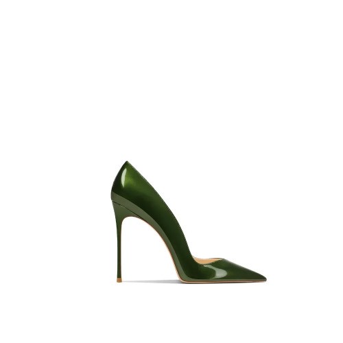 Leather Pointed Toe Stiletto Heels Elegant Comfortable Shoes