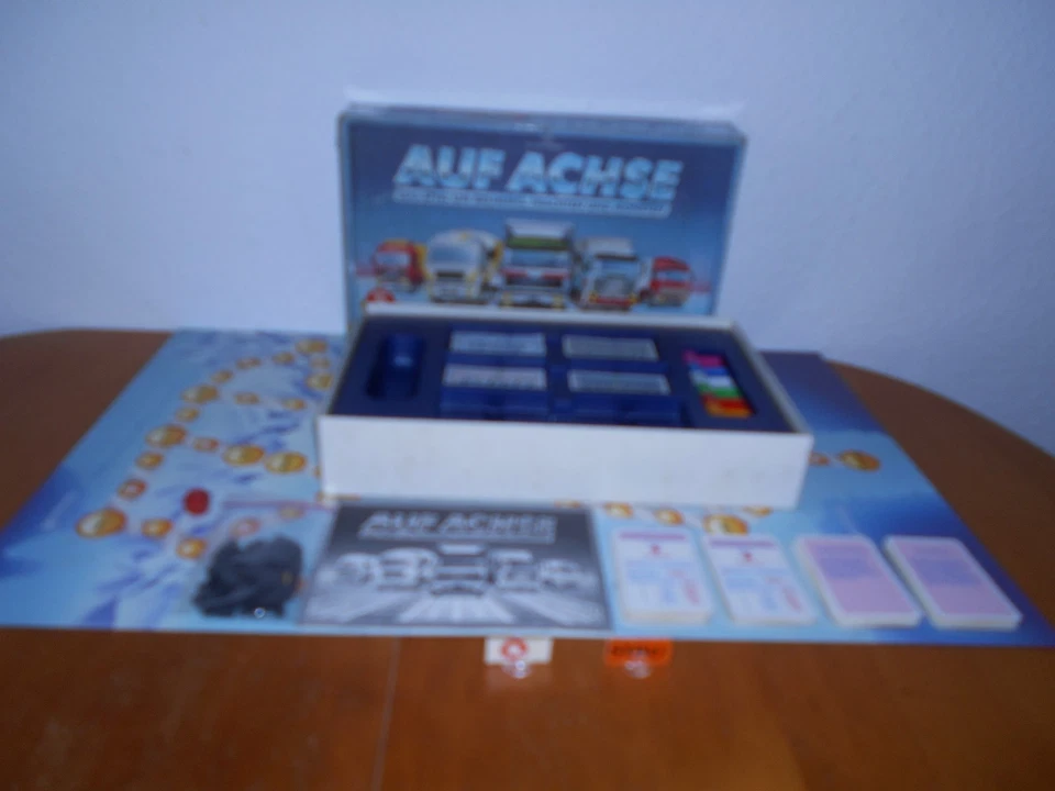 FX Schmid - AUF ACHSE Das Spiel um Brummis, Frachten und Moneten 🎲 Vintage 1987 - Bild 4 von 4
