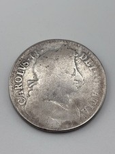Charles II 1683 Silver Half Crown, Early Milled, Crowned Shields Reverse, 14.24g