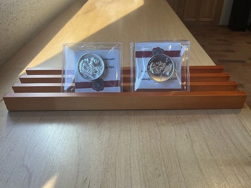 1913 Buffalo 1914-D Lincoln Tribute Rounds 1 oz .999 BU Silver UHR Intaglio Mint