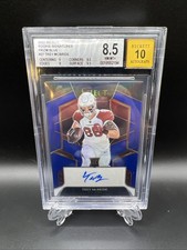 2022 Panini Select Trey McBride #37 Rookie Auto Blue /75 RC BGS 8.5 Auto 10