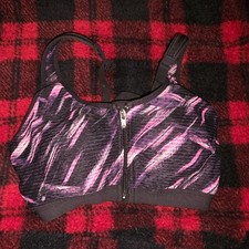 Victoria's Secret VSX Knockout Front-Close Wide Strap Sport Bra Size 32D