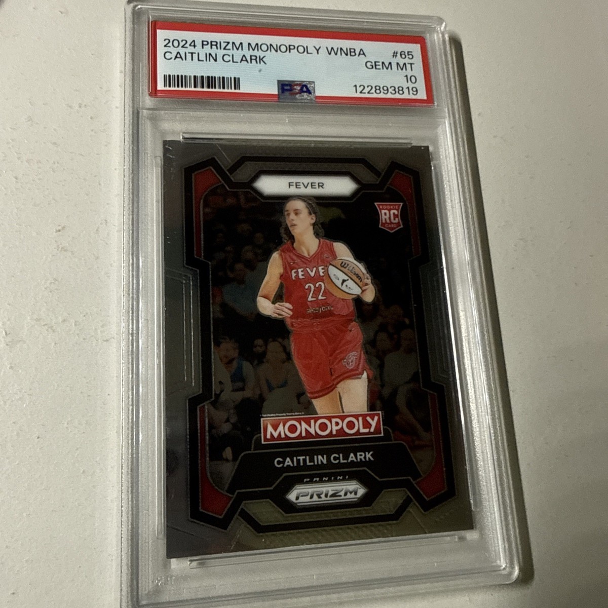 2024 PRIZM MONOPOLY WNBA #65 CAITLIN CLARK PSA 10? | eBay