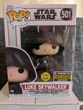 Funko Pop Star Wars 501 Luke Skywalker GITD Entertainment Earth Exclusive Ltd Ed