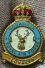 WW2 Era 33 Squadron Royal Air Force Sweetheart Badge by HW Miller Birmingham