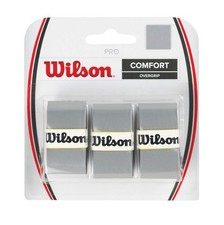 WILSON Pro Tennis Racquet Over Grip, Silver One Size,