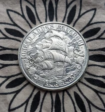 1 oz. BLACKBEARD QUEEN ANNE'S REVENGE Legendary Warrior round .999 fine silver