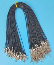 50pk waxed faux Leather String Charms Necklace Cords Bulk Lot Cords free post