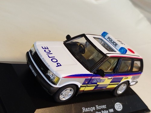 LOVELY Cararama 1:43 RANGE ROVER 4.6 HSE Police Very Slightly Flawed With Stand - Picture 2 of 13