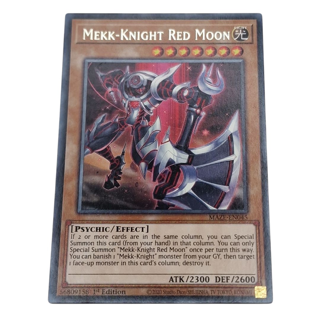 yugioh mekk knight cards Mekk-Knight Orange Sunset Oh trading and collectible card game (TCG/CCG) Yu-Gi-Oh! Maze of Memories Mekk-Knight