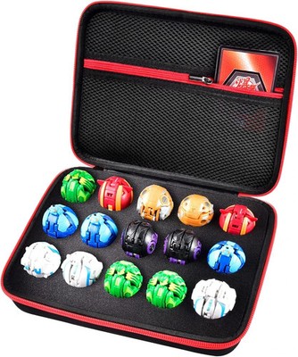 Toy Organizer Storage Case Compatible with Bakugan Figures, Bakucores and Armore