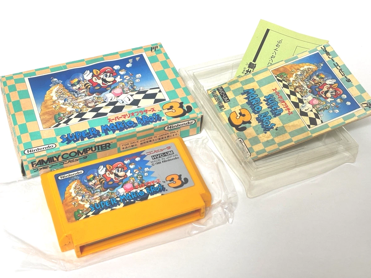 Super Mario Bros. 3 Nintendo NES NTSC-J (Japan) Video Games for