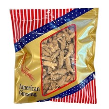 1 LB Grade A American Ginseng Small Round Root High Quality USA Seller        /   