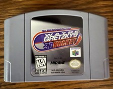 EUC Wayne Gretzky's 3D Hockey (Nintendo 64, 1996) N64 Authentic Game