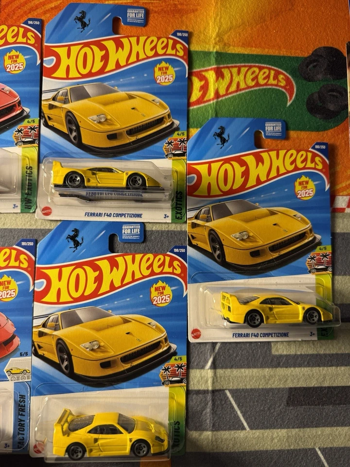 Hot Wheel лот из 7 смешанных автомобилей Ferrari - Изображение 3 из 4