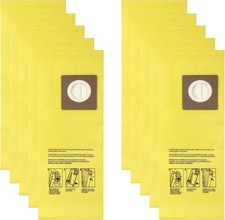 10 Pcs AH10243 Vacuum Bags for Hoover Commercial CU2 Upright Cleaners HushTone