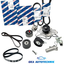 Bosch Zahnriemensatz + Keilrippenriemen Rollen Wapu Thermostat für Audi 2.5 TDI