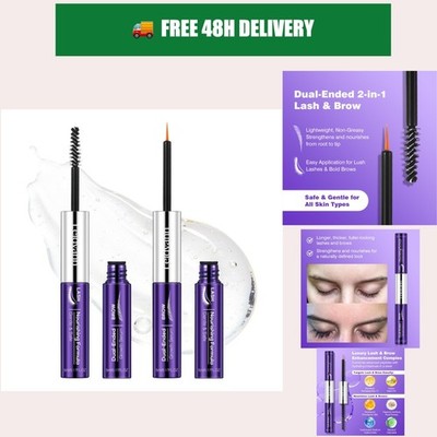 Leidyann Beauty 2-in-1 Lash & Brow Growth Serum, Vegan, 10ml