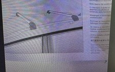 BARRE TETTO PORTAPACCHI ORIGINALI VW VOLKSWAGEN PASSAT - 3C9071151666 Da 05 A 10