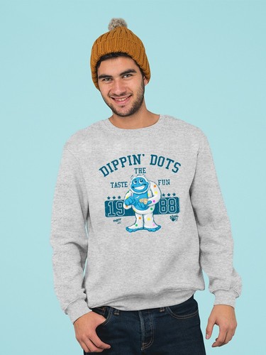 Taste the Fun Frozeti Dippin' Dots Retro Yeti Graphic Men's Sweatshirt ...