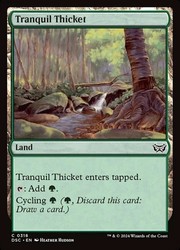 Tranquil Thicket - Commander: Duskmourn: House of Horror #318 Common