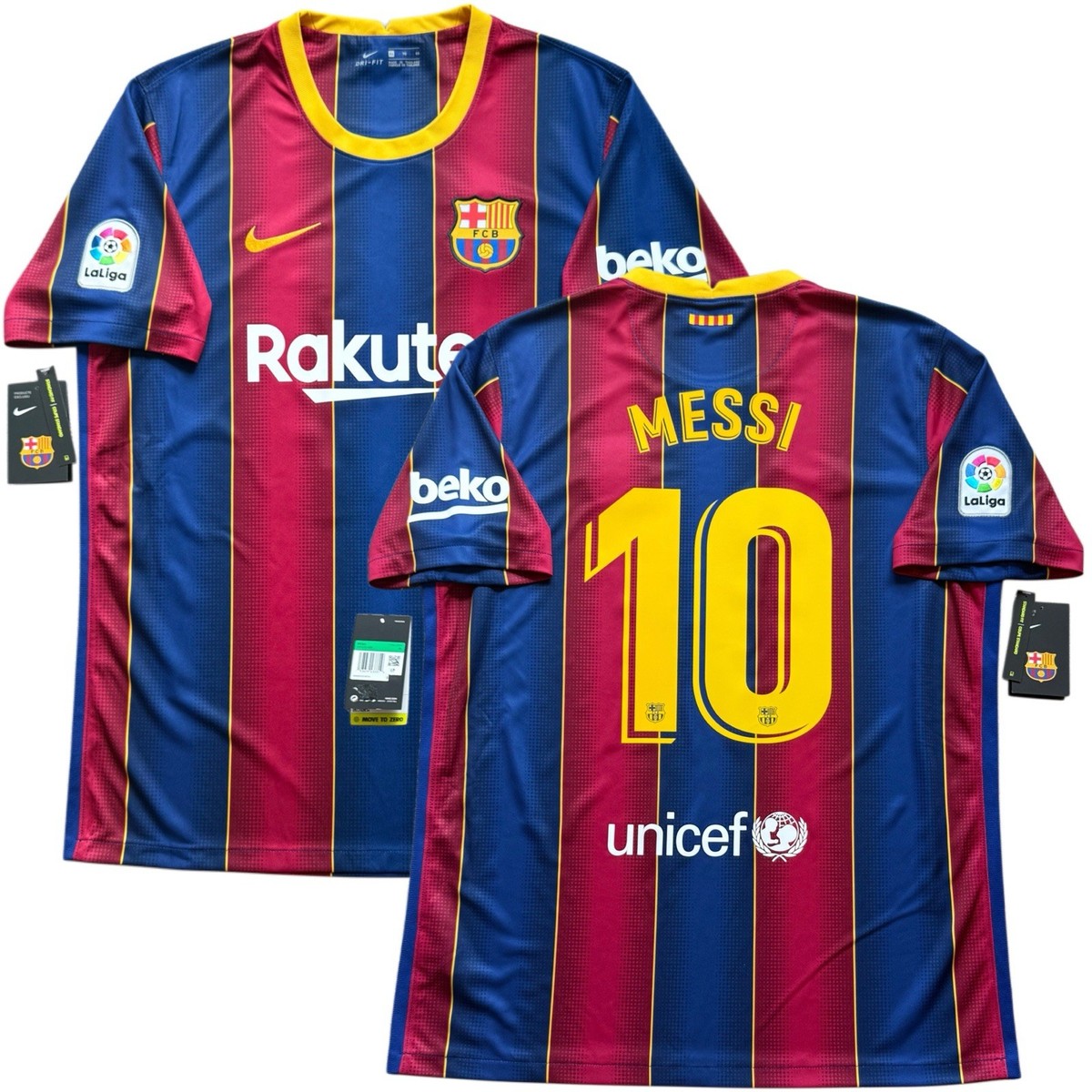 2020/21 Barcelona Home Jersey #10 Messi XL Nike Soccer La Liga
