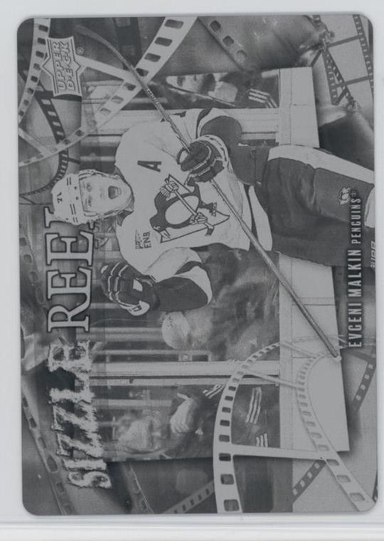 2025-26 UPPER DECK S2 BLACK PRINTING PLATE ACHIEVEMENT EVGENI MALKIN 1/1 PENS