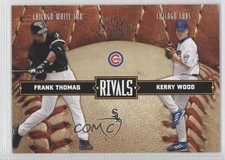 2004 Donruss Leather & Lumber Rivals 1657/2499 Frank Thomas Kerry Wood HOF 0a1
