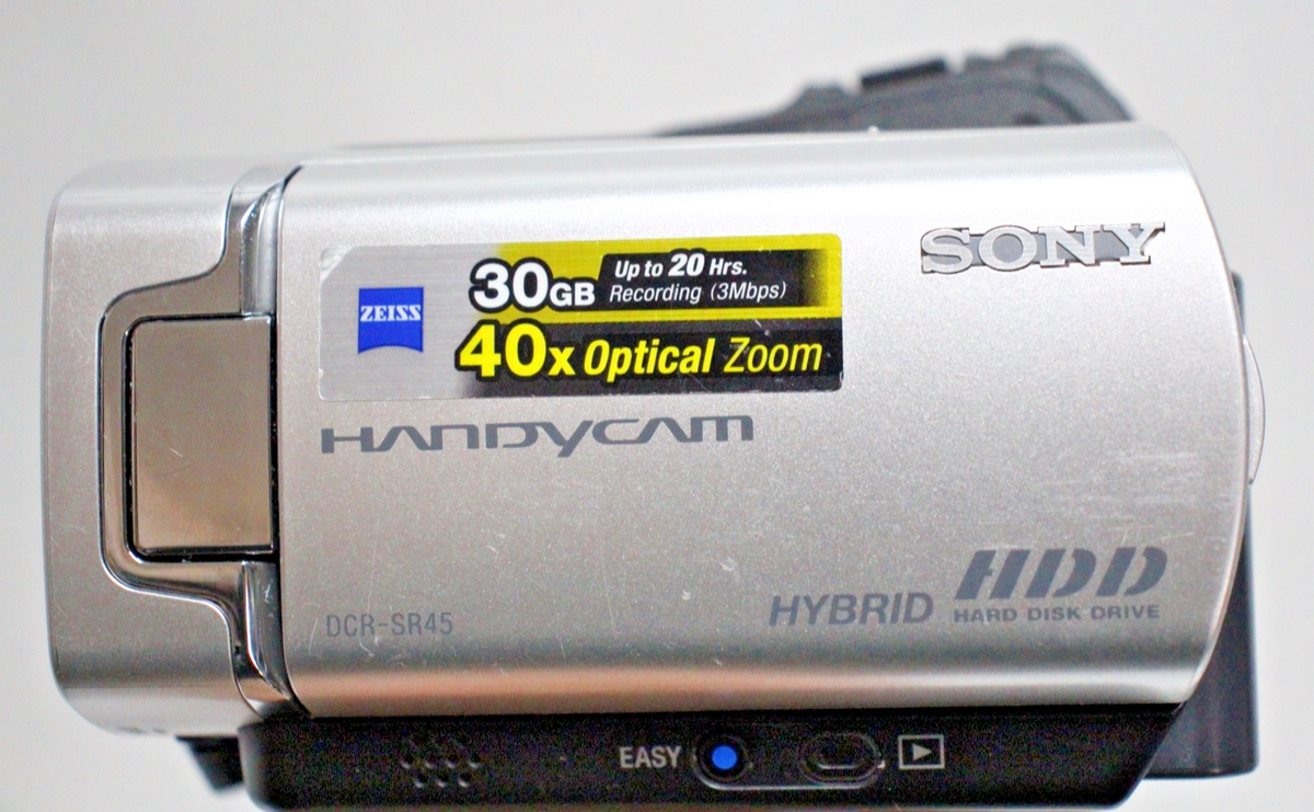 Sony Handycam DCR-SR45 Digital HDD Video Camera Recorder w/Charger
