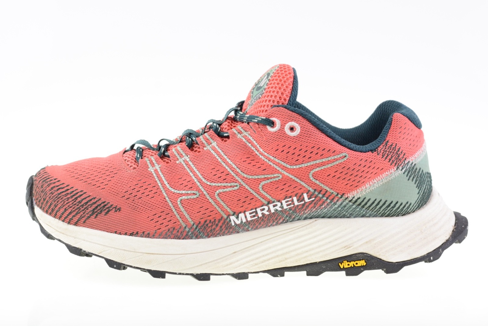 Merrell Moab Flight Naranja/Verde J067436 Mujer Entrenadores para Caminar Talla UK 5.5