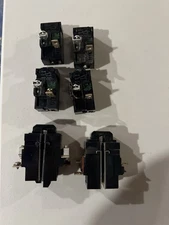 Set Of 6 Pushmatic Bull Dog Circuit Breakers 15-40 Amp