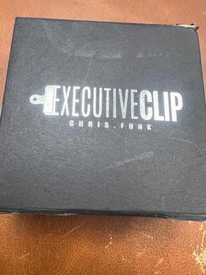 Executive Clip by Chris Funk   New in Box, Never Used   Packaging Shows Wear